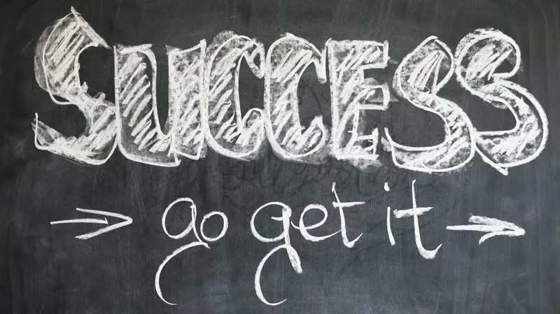 Success: Go get it! Motivational concept image