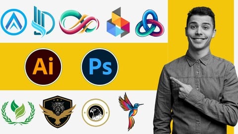[100% Off] Master Logo Design With Photoshop Illustrator Zero To Pro ...