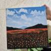 Acrylic Landscape Painting for Beginners: Poppy Field