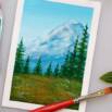 Acrylic Painting: Mountain landscape for beginners