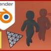Animation and Action Editor practices Blender and Three.js
