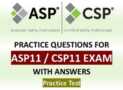 ASP 11 / CSP 11 Exam Preparation Practice Test #1