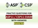 ASP 11 / CSP 11 Practice Test #2
