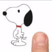 Beginners Finger Painting – Snoopy The Dog Using Paintology