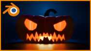 Blender: Create a Jack-o’-Lantern Scene (Beginner Course)