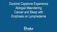 Cancer and Sleep Participation with Emphasis on Lymphedema