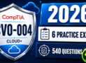 CompTIA Cloud+ CV0-004: 6 Practice Exams (2026)