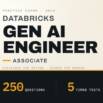 Databricks Generative AI Engineer Associate: 5 Exams
