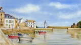 How To Draw A Harbour Landscape With Pastel Pencils