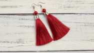 How To Make Creative Tassel Earrings And Lapel Pins