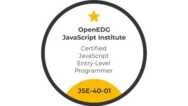 JavaScript Certification Exam JSE-40-01 – Preparation (2025)