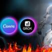 Learn Graphic Design Using AI Canva Gemini and Grok Imagine