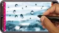 Learn To Draw Water Droplets On A Window (digital Drawing)