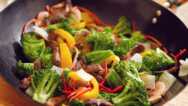 Microwave Pressure Cooker: Summer Vegetables + Bitter Melon