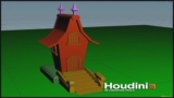 Modeling Cartonic House In Houdini 16.5 Part 1