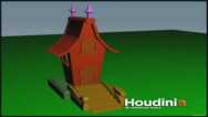 Modeling Cartonic House In Houdini 16.5 Part 1