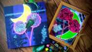 Moon Magic Mixed Media Lesson