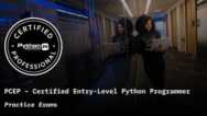 PCEP: Certified Entry-Level Python Programmer Practice Exams