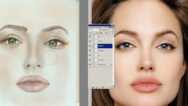 Photoshop Drawing, Using Of Software Tools In Portraits