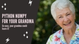 Python NumPy For Your Grandma