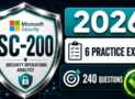 SC-200 Security Operations Analyst: 6 Practice Exams 2026