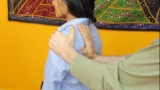 Shiatsu for exhausted office workers