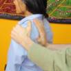 Shiatsu for exhausted office workers