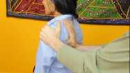 Shiatsu for exhausted office workers