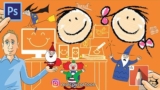 Step by step cartoon drawings for kids