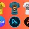 T-Shirt Design Mastery: Illustrator, Photoshop and Canva