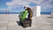 Unreal Engine Open Sci-Fi Box  With Animation