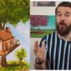 Watercolor Painting Tree House Super Easy Course